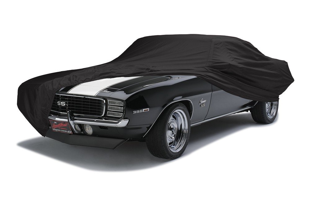 Covercraft Fleeced Satin - Black Car Cover Fabric Swatch Covercraft Fleeced Satin - Black Car Cover Fabric Swatch