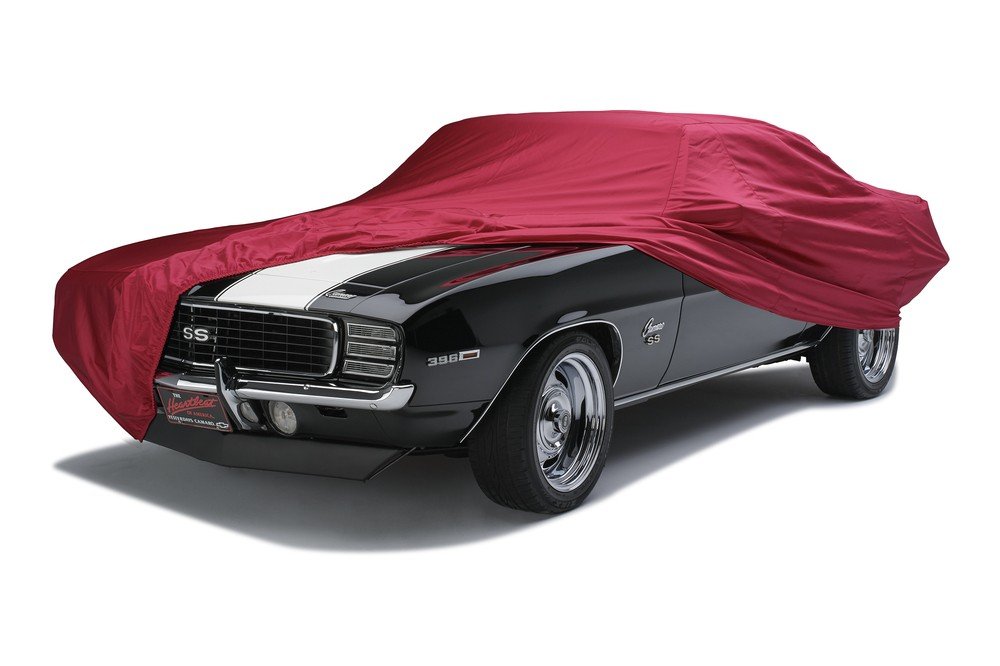 Covercraft Fleeced Satin - Red Car Cover Fabric Swatch Covercraft Fleeced Satin - Red Car Cover Fabric Swatch