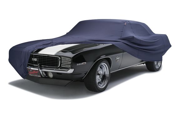 Metallic Dark Blue Form-Fit Car Cover Swatch Metallic Dark Blue Form-Fit Car Cover Swatch