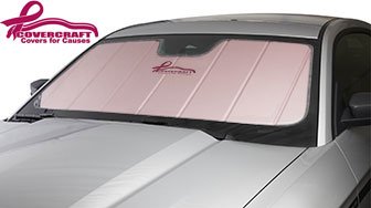 Pink Accordion / Fold-up Heat Shield - Breast Cancer Awareness Pink Accordion / Fold-up Heat Shield - Breast Cancer Awareness